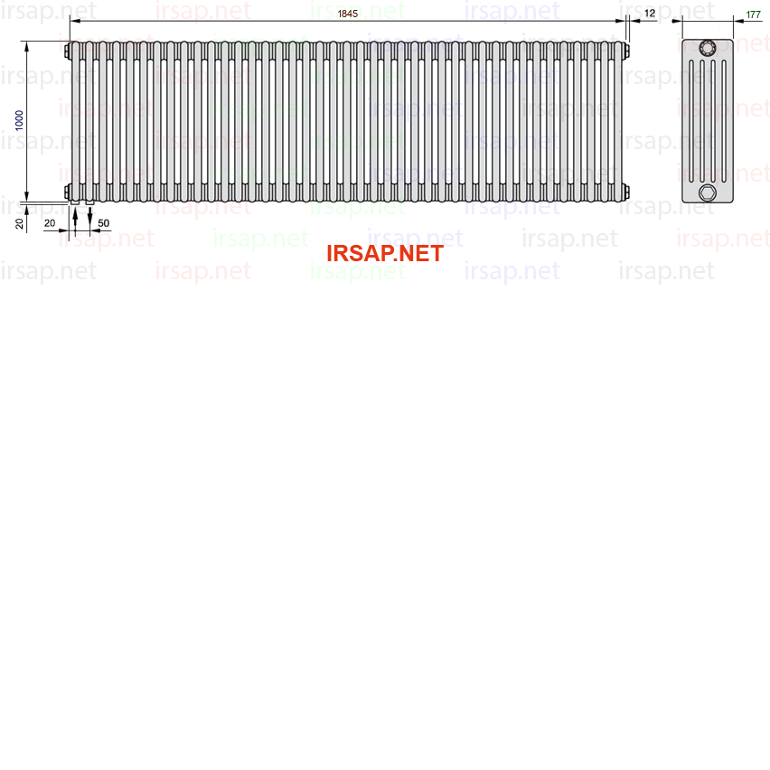 Радиатор IRSAP Tesi 51000/41 T18 CL 01